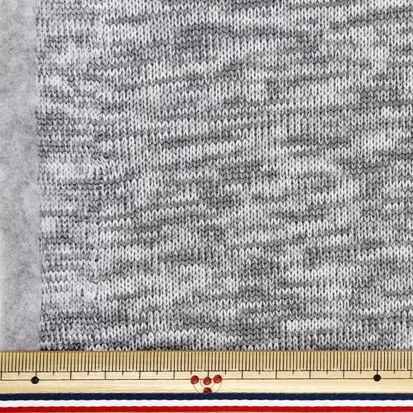 [Quantity starting from 5] Fabric "Knit fleece approx. 150cm wide, gray YJ-NIF-GY"