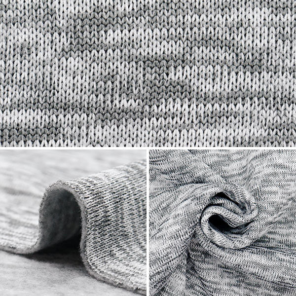 [Quantity starting from 5] Fabric "Knit fleece approx. 150cm wide, gray YJ-NIF-GY"