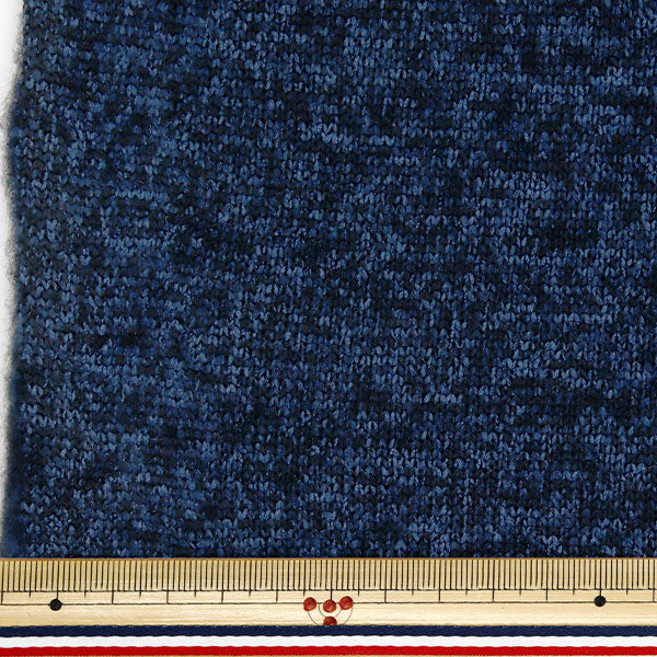 [Quantity starting from 5] Fabric "Knit fleece, approx. 150cm wide, navy, YJ-NIF-NV"