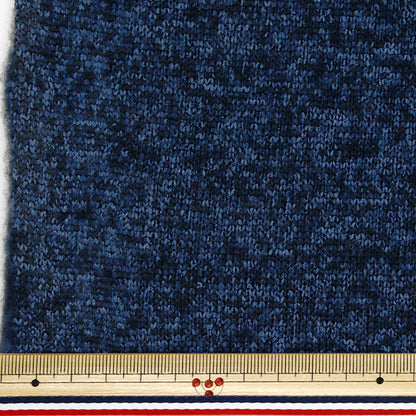 [Quantity starting from 5] Fabric "Knit fleece, approx. 150cm wide, navy, YJ-NIF-NV"