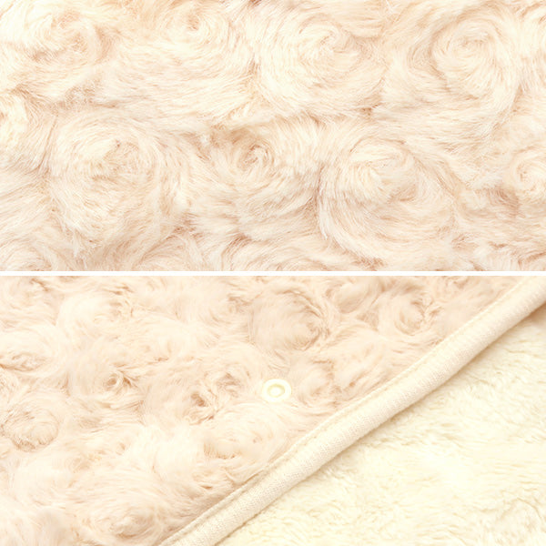 Cold protection "antiviral, moisture -absorbing heat, antipilling, static electricity prevention processing 3WAY blanket about 140 x 80cm beige" [YuzawayaLimited product]