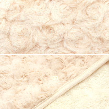 Cold protection "antiviral, moisture -absorbing heat, antipilling, static electricity prevention processing 3WAY blanket about 140 x 80cm beige" [YuzawayaLimited product]