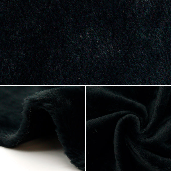 [Quantity starting from 5] Fabric "Boa Black 2440-32"