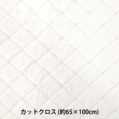 织物 『兔珍珠毛』 剪布 大约。 65cm x 100cm 白色 C-HSPF-WH"