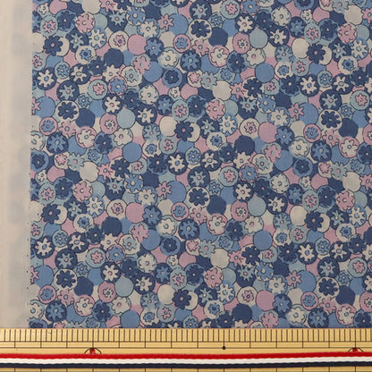 [From quantity 5] Fabric "Liberty Liberty Print Tana lawn Polka Daisy Purple] Liberty Japan