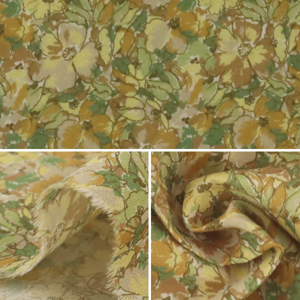 [From quantity 5] Fabric "Liberty Liberty Print Tana lawn Color Fields Yellow] Liberty Japan