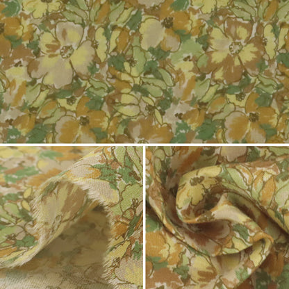 [From quantity 5] Fabric "Liberty Liberty Print Tana lawn Color Fields Yellow] Liberty Japan