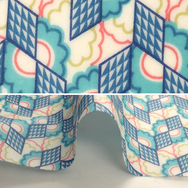 [From quantity 5] Fabric "Liberty Liberty Print Laminated Refraction Blue] Liberty Japan