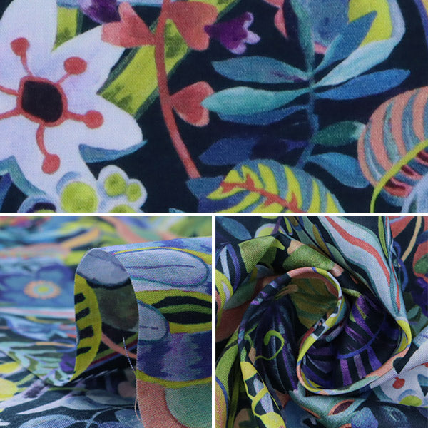 [From quantity 5] Fabric "Liberty Liberty Print Tana lawn Jungle Forest 1221104-P21A" Liberty Japan