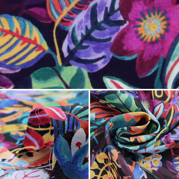 [From quantity 5] Fabric "Liberty Liberty Print Tana lawn Jungle Forest 1221104-P21C" Liberty Japan