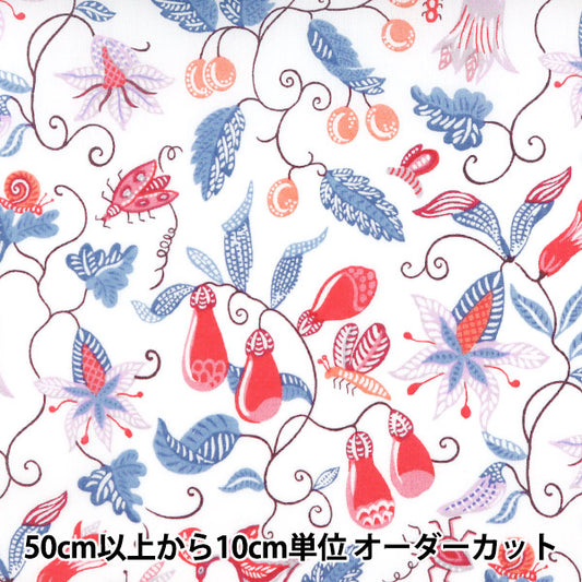 [From quantity 5] Fabric "Liberty Liberty Print Tana lawn Jitter Bug 3631105-B" Liberty Japan