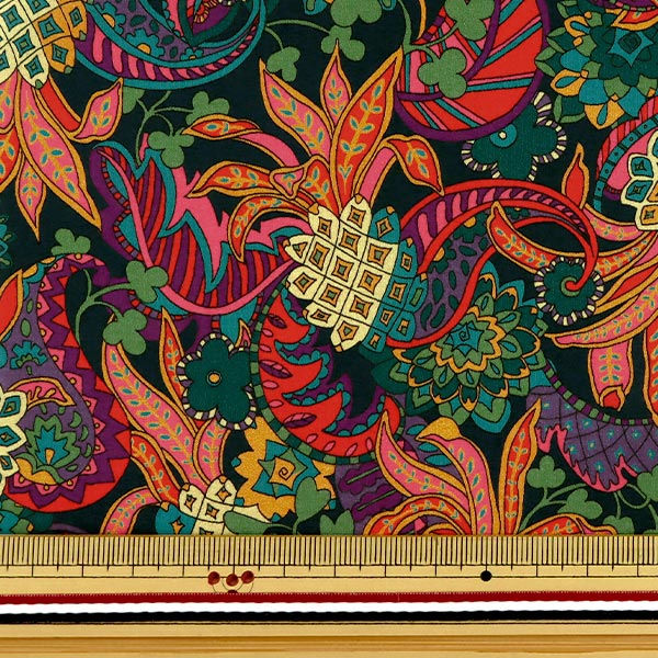 [From quantity 5] Fabric "Liberty Liberty Print Tana lawn Pineapple Paisley 3631110-B" Liberty Japan