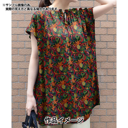 [From quantity 5] Fabric "Liberty Liberty Print Tana lawn Pineapple Paisley 3631110-B" Liberty Japan