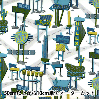 [From quantity 5] Fabric "Liberty Liberty Print Tana lawn Holiday Highway 3631124-A" Liberty Japan