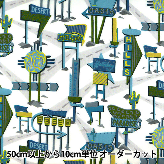 [From quantity 5] Fabric "Liberty Liberty Print Tana lawn Holiday Highway 3631124-A" Liberty Japan