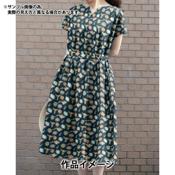 [From quantity 5] Fabric "Liberty Liberty Print Tana lawn Sheriff Brian 3631125-A" Liberty Japan