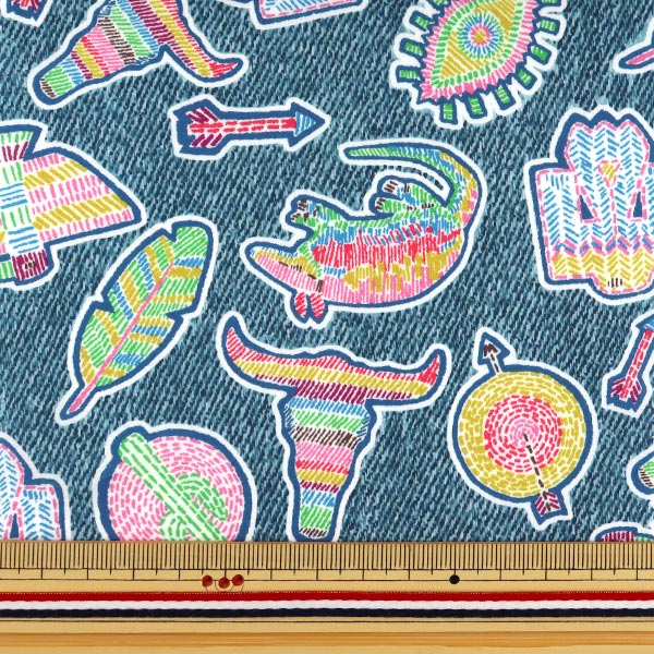 [From quantity 5] Fabric "Liberty Liberty Print Tana lawn Sheriff Brian 3631125-B" Liberty Japan