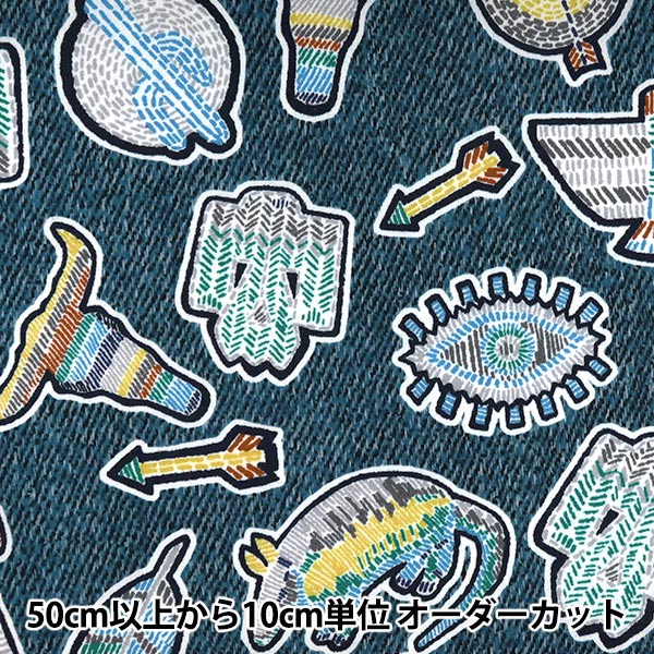 [From quantity 5] Fabric "Liberty Liberty Print Tana lawn Sheriff Brian 3631125-C" Liberty Japan