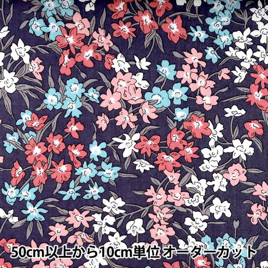 [From quantity 5] Fabric "Liberty Liberty Print Tana lawn Sea Blossoms 3631136-B" Liberty Japan