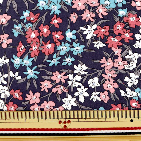 [From quantity 5] Fabric "Liberty Liberty Print Tana lawn Sea Blossoms 3631136-B" Liberty Japan
