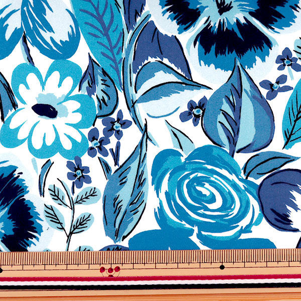 [From quantity 5] Fabric "Liberty Liberty Print Tana lawn RiViyella 3631141-C" Liberty Japan