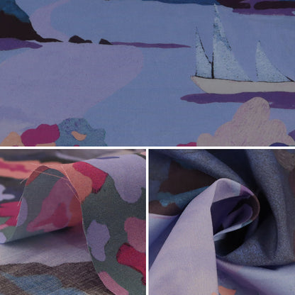 [From quantity 5] Fabric "Liberty Liberty Print Tana lawn Costal Parade 2321125-SS21C" Liberty Japan