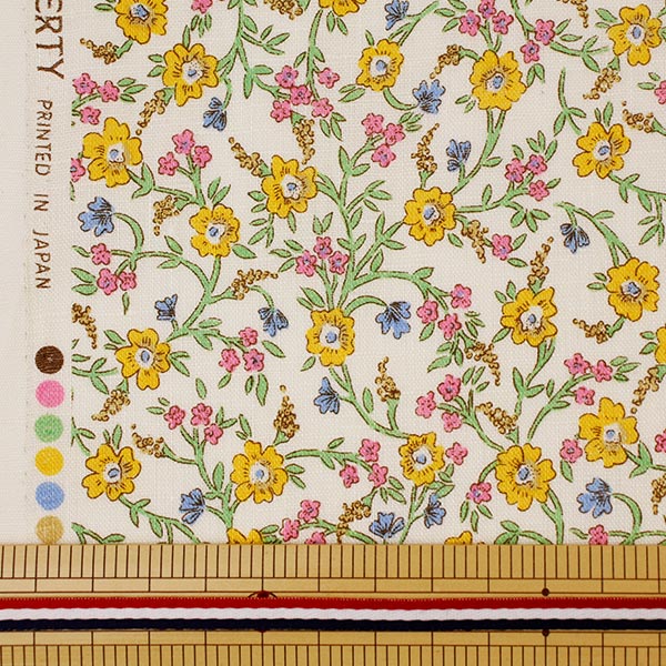 [From quantity 5] Fabric "Liberty Liberty Print Flanders Linen Hanna Hue 36301130-20B" Liberty Japan