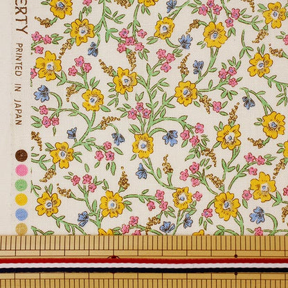 [From quantity 5] Fabric "Liberty Liberty Print Flanders Linen Hanna Hue 36301130-20B" Liberty Japan
