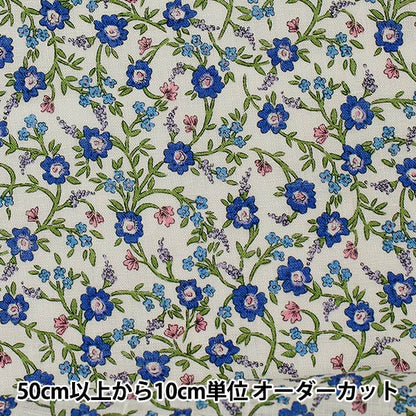 [From quantity 5] Fabric "Liberty Liberty Print Flanders Linen Hanna Fue 36301130-J21A" Liberty Japan