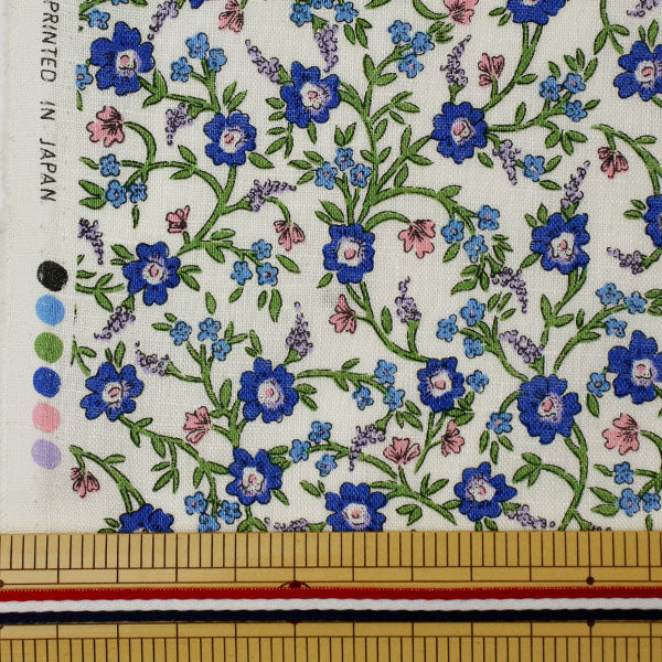[From quantity 5] Fabric "Liberty Liberty Print Flanders Linen Hanna Fue 36301130-J21A" Liberty Japan