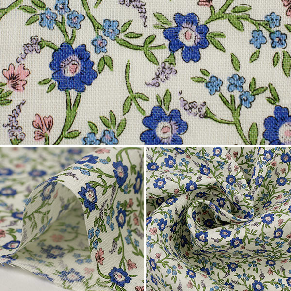 [From quantity 5] Fabric "Liberty Liberty Print Flanders Linen Hanna Fue 36301130-J21A" Liberty Japan