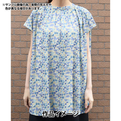 [数量从5开始] 织物 “自由织物” 塔纳草坪 罂粟和雏菊3632104-ge" Liberty Japan