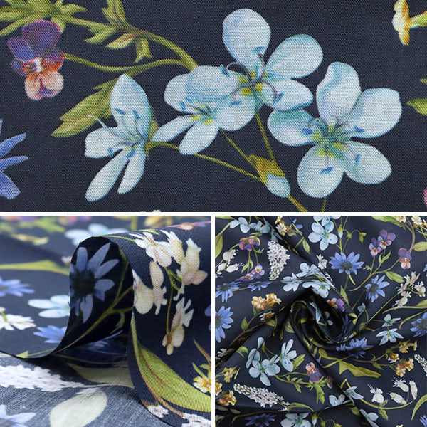[From quantity 5] Fabric "Liberty Liberty Print Tana lawn Plumabella 3639216S67-YE" Liberty Japan