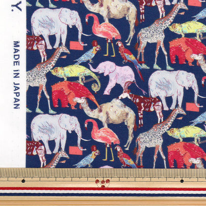 [数量从5开始] 织物 “自由织物” 塔纳草坪 Q for Zoo 3634160-XE" Liberty Japan