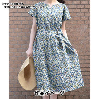 [來自數量5] 織物 "自由自由印刷 塔納草坪 老虎莉莉3639138-ce" Liberty Japan