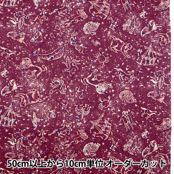 [From quantity 5] Fabric "Liberty Liberty Print Picadilly Poppinka Vin 3634260-DP" Liberty Japan