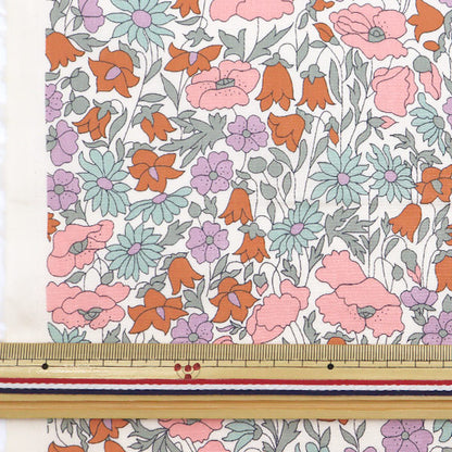 [From quantity 5] Fabric "Liberty Liberty Print LibertyTana lawn Poppy and Daisy 3632104L-127GT"