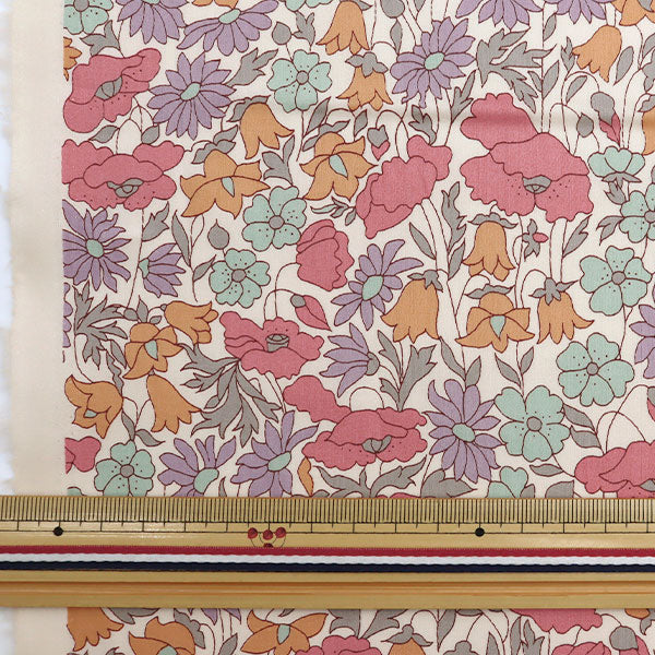 [From quantity 5] Fabric "Liberty Liberty Print LibertyTana lawn Poppy and Daisy 3632104L-127HT"