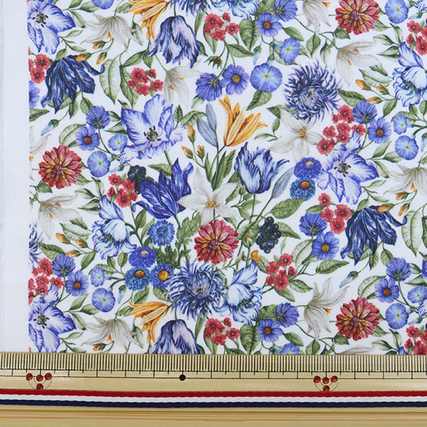 [From quantity 5] Fabric "Liberty Liberty Print Tana lawn Royal Garland 3631213-A" Liberty Japan