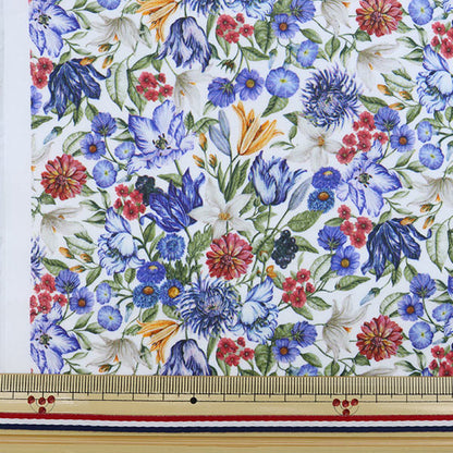 [From quantity 5] Fabric "Liberty Liberty Print Tana lawn Royal Garland 3631213-A" Liberty Japan