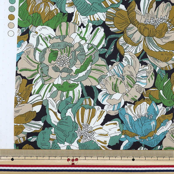 [From quantity 5] Fabric "Liberty Liberty Print Tana lawn Blackburn 3631226-B" Liberty Japan