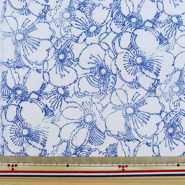 [From quantity 5] Fabric "Liberty Liberty Print Tana lawn Inky Blooms 3631234-A" Liberty Japan