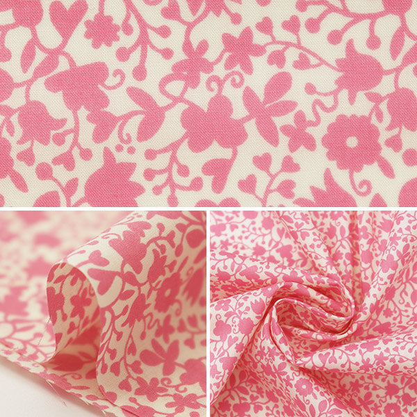 [From quantity 5] Fabric "Liberty Liberty Print Tana lawn Floral Stencil 3631237-B" Liberty Japan