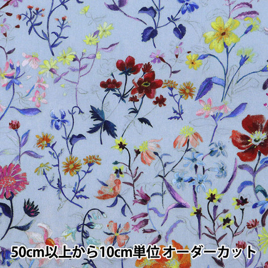 [來自數量5] 織物 "自由自由印刷 塔納草坪 亞麻花園3631241-C" Liberty Japan