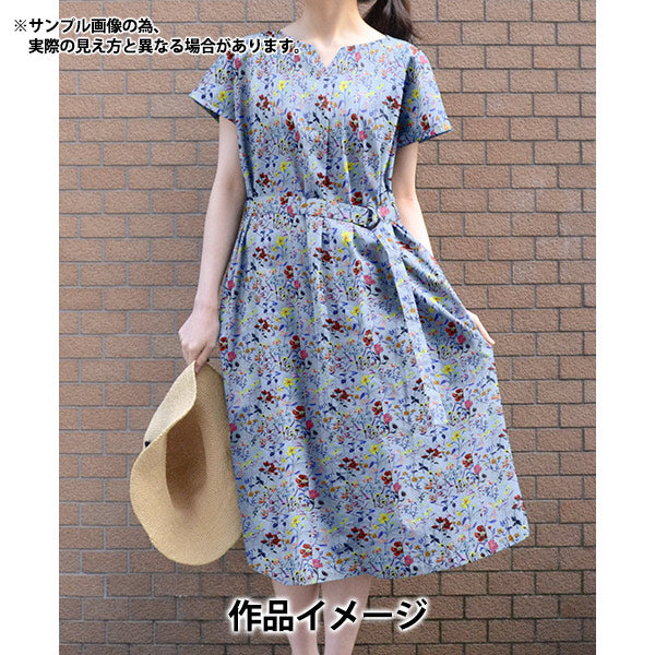 [來自數量5] 織物 "自由自由印刷 塔納草坪 亞麻花園3631241-C" Liberty Japan