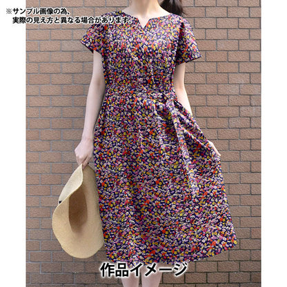 [From quantity 5] Fabric "Liberty Liberty Print Tana lawn Blocken Hurst 3631242-A" Liberty Japan