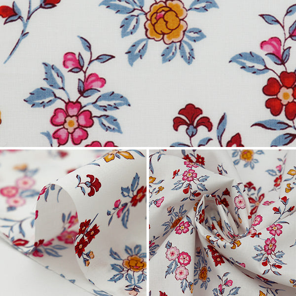 [From quantity 5] Fabric "Liberty Liberty Print Tana lawn Edith Rose 3631246-C" Liberty Japan