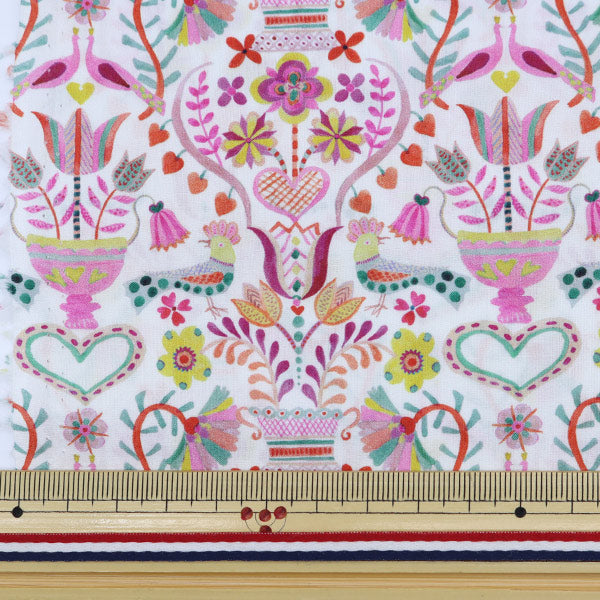 [From quantity 5] Fabric "Liberty Liberty Print Tana lawn Love Birds (Love Birds) 3631248-A" Liberty Japan