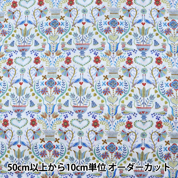 [From quantity 5] Fabric "Liberty Liberty Print Tana lawn Love Birds 3631248-C" Liberty Japan