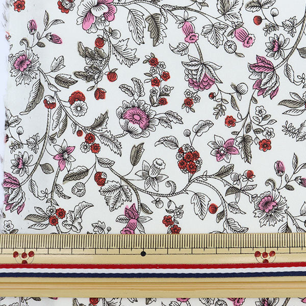 [From quantity 5] Fabric "Liberty Liberty Print Tana lawn Ornate Trail 1221206-P21B" Liberty Japan